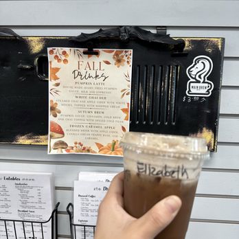 Main Brew Coffee - Autumn Brew Fall Drink Menu for Oct 2023 - Creperies Near Me - Fort Walton Beach, Florida Main Brew Coffee - Autumn Brew Fall Drink Menu for Oct 2023 - Creperies Near Me - Fort Walton Beach, Florida