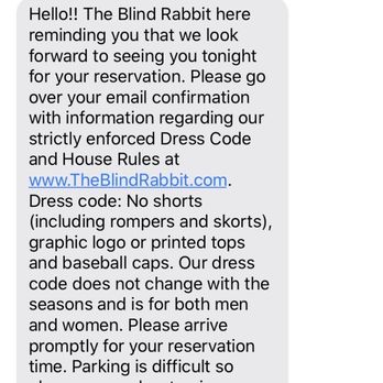 The Blind Rabbit - Rules and cancellation policy - Cocktail Bars Near Me - Anaheim, California