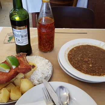 Bar Brasil - Kassler Defumado com lentilhas e arroz. - German Near Me - Rio de Janeiro, RJ Bar Brasil - Kassler Defumado com lentilhas e arroz. - German Near Me - Rio de Janeiro, RJ