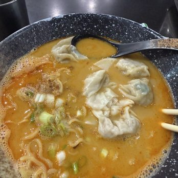 369 Noodle House - Wonton Ramen with miso broth. - Ramen Near Me - Hemet, California