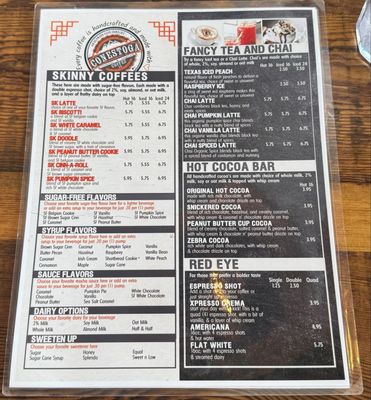 Menu photo 4 Oldwest Cafe Denton, TX