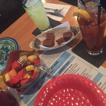 EGP Gastropub - Brunch comes with fruit and uh chocolate bread? - Gastropubs Near Me - Oceanside, New York