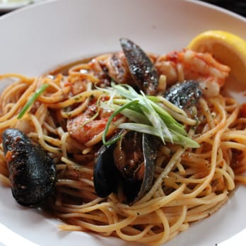 21 Steps Kitchen & Bar - Seafood Pasta - Delicious! - Steakhouses Near Me - Whistler, British Columbia