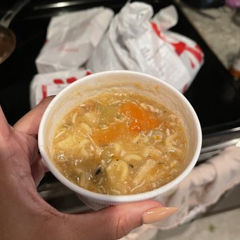 Chick-fil-A - Got some random soup and not the Mac that I actually ordered. - Fast Food Near Me - Greenacres, Florida