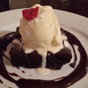 Old Barn Free House - Chocolate brownie with chocolate sauce and vanilla ice cream - Pubs Near Me - Bognor Regis, WSX