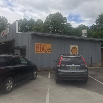 BBQ 65 - Look for this sign when exiting the interstate - Barbeque Near Me - Greenville, Alabama