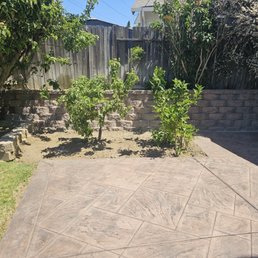 Retaining wall done !! Retaining wall done !!