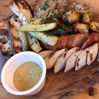 Dacha Beer Garden - Sausage platter - Beer Gardens Near Me - Washington, DC, District of Columbia