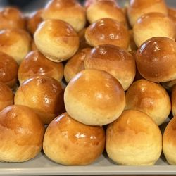 Freshly baked Brioche buns