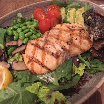 Pacific Catch - Salmon bowl with greens and quinoa - Seafood Near Me - Walnut Creek, California