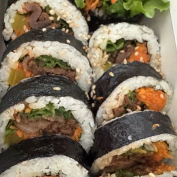 Jaws Topokki - Spicy pork gimbap- delicious! - Korean Near Me - Orlando, Florida Jaws Topokki - Spicy pork gimbap- delicious! - Korean Near Me - Orlando, Florida