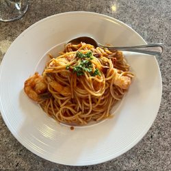 Osteria Da Primo - Spaghetti Divavolati with Prawns