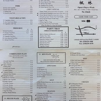 Maple Garden - Menu - Chinese Near Me - Red Bluff, California Maple Garden - Menu - Chinese Near Me - Red Bluff, California