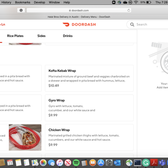 Halal Bros - What the menu item looked like that I ordered. - Mediterranean Near Me - Austin, Texas Halal Bros - What the menu item looked like that I ordered. - Mediterranean Near Me - Austin, Texas