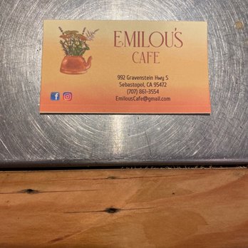 Emilou’s Café - Business - Coffee & Tea Near Me - Sebastopol, California