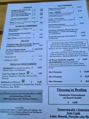 Alt Wiener Gaststätte Beim Czaak by null