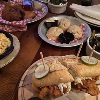 The Eagle Mass Ave - Fried chicken sandwich, greens, biscuits, Mac &cheese - American Near Me - Indianapolis, Indiana