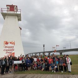Confederation Bridge - Tour East tour group of 50 tourists