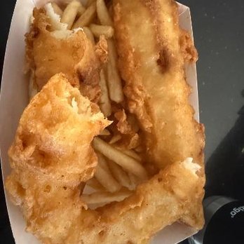 England Fish & Chips - 2 piece fish n chips and tempura shrimp - Seafood Near Me - Long Beach, California England Fish & Chips - 2 piece fish n chips and tempura shrimp - Seafood Near Me - Long Beach, California