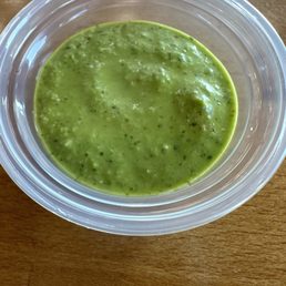 Cilantro spicy sauce was bomb! 6/2025 Cilantro spicy sauce was bomb! 6/2025