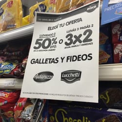 Supermercado Disco - Idem para SALXIXAS y burgers.