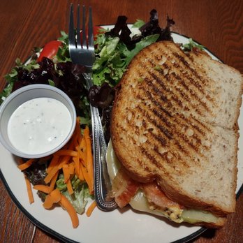 Midtown Coffee House - Guac star sandwich with side salad - Coffee & Tea Near Me - Columbus, Georgia