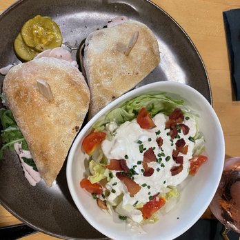 Lockwood Distilling - Jive Turkey with half a wedge salad as a side - Distilleries Near Me - Richardson, Texas