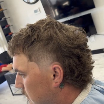 Levy’s Barber Shop - Mid taper mullet - Barbers Near Me - Rocklin, California Levy’s Barber Shop - Mid taper mullet - Barbers Near Me - Rocklin, California