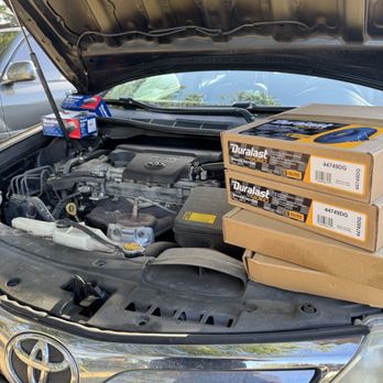 G's Auto Repair - 2013 Toyota Camry front and rear brake pads and Brake rotors Replacement. - Auto Repair Near Me - Napa, California G's Auto Repair - 2013 Toyota Camry front and rear brake pads and Brake rotors Replacement. - Auto Repair Near Me - Napa, California