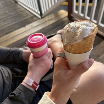 Koloa Mill Ice Cream & Coffee - Banana ice-cream and almond milk cappuccino - Coffee & Tea Near Me - Koloa, Hawaii Koloa Mill Ice Cream & Coffee - Banana ice-cream and almond milk cappuccino - Coffee & Tea Near Me - Koloa, Hawaii