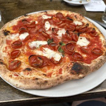 Cornuto Pizzeria - The traditional Diavala (my go-to dish) - Italian Near Me - Seattle, Washington