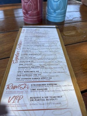 Menu photo 8 Pier Teaki St. Petersburg, FL Menu photo 8 Pier Teaki St. Petersburg, FL