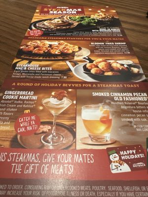 Menu photo 3 Outback Steakhouse Naples, FL Menu photo 3 Outback Steakhouse Naples, FL