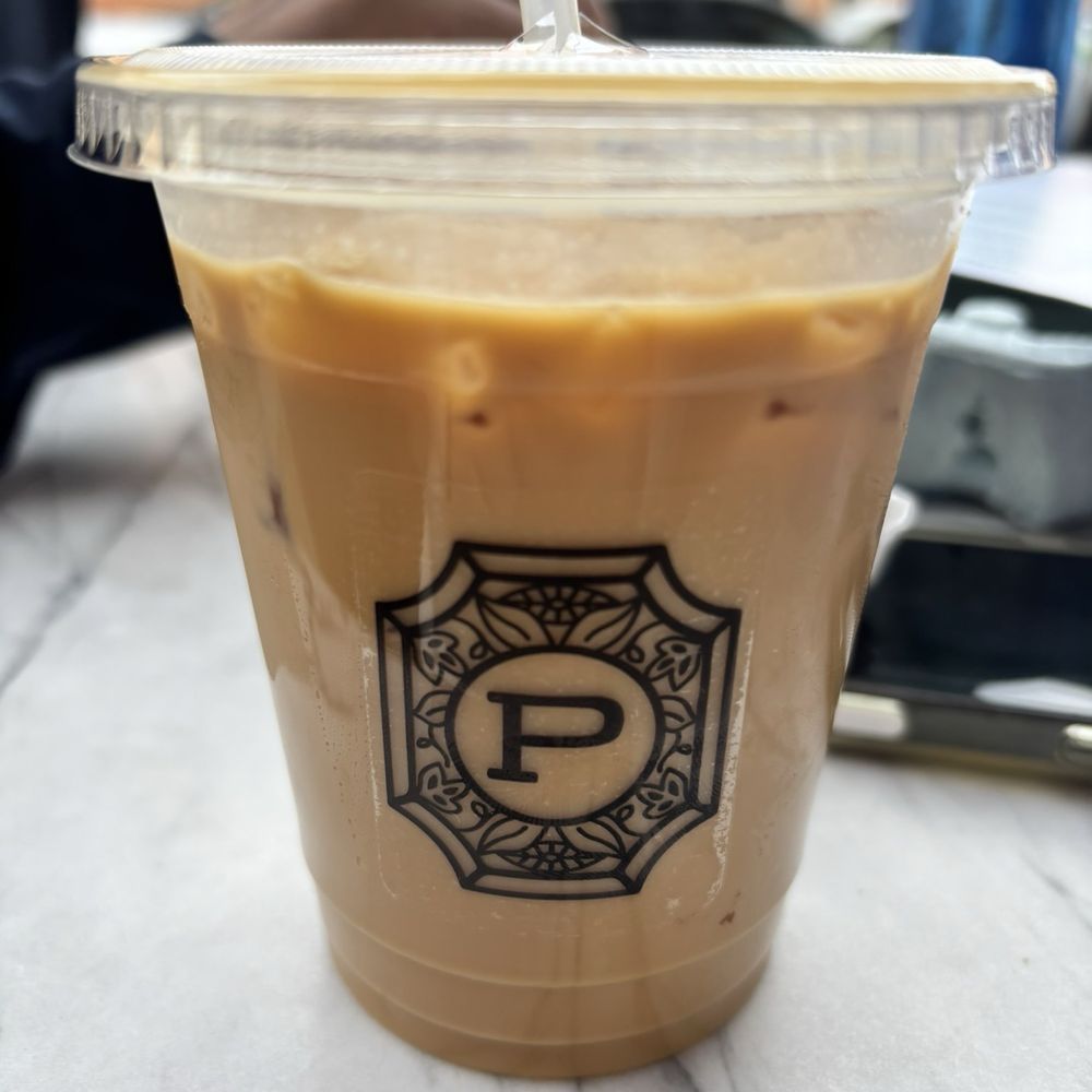 PRESS Coffee Crêpes Cocktails - Iced caramel oatmilk latte - Coffee & Tea Near Me - Durham, North Carolina PRESS Coffee Crêpes Cocktails - Iced caramel oatmilk latte - Coffee & Tea Near Me - Durham, North Carolina