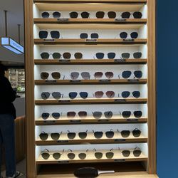 Warby Parker Grand Central - Display of sunglasses