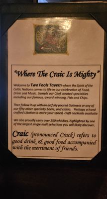 Menu photo 1 Two Fools Tavern Albuquerque, NM Menu photo 1 Two Fools Tavern Albuquerque, NM