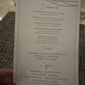 Slay Hermosa - Dessert menu - New American Near Me - Hermosa Beach, California Slay Hermosa - Dessert menu - New American Near Me - Hermosa Beach, California