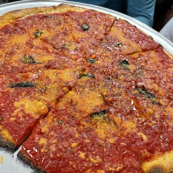 Mangia Apizza - Plain pizza with grated cheese - Pizza Near Me - North Haven, Connecticut