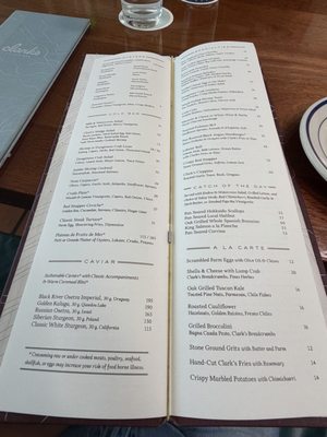 Menu photo 2 Clark's Oyster Bar Menlo Park, CA Menu photo 2 Clark's Oyster Bar Menlo Park, CA