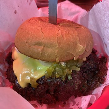 The Region - Handcrafted Hamburgers - Double cheeseburger with The Region's standard toppings. - Burgers Near Me - Chicago, Illinois The Region - Handcrafted Hamburgers - Double cheeseburger with The Region's standard toppings. - Burgers Near Me - Chicago, Illinois