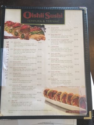 Menu photo 5 Oishii Sushi Louisville, KY