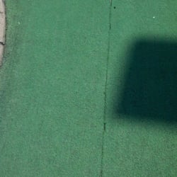 Gobbler's Knob Golf - The seams ruin a few holes.