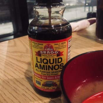 Urban Vegan - Bragg soy sauce on every table - Vegan Near Me - Chicago, Illinois Urban Vegan - Bragg soy sauce on every table - Vegan Near Me - Chicago, Illinois