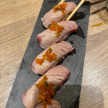 Kaito Sushi - Last piece in the omakase. Yummy - Sushi Bars Near Me - Encinitas, California