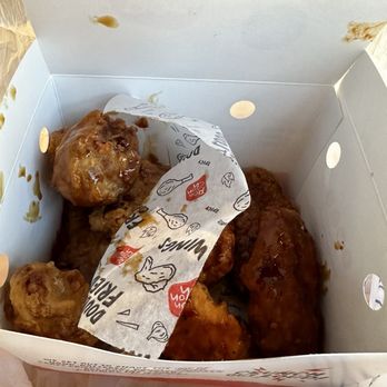 Bonchon Westminster - Eaton St - Soy garlic Wings 8 PC half Korean barbecue (I like the garlic ones better) - Chicken Wings Near Me - Westminster, Colorado