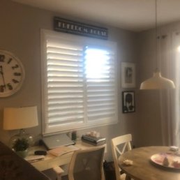 kitchen dining and office area