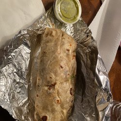 Taqueria D.F. - Steak burrito and the bomb ass green sauce