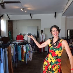 Far Outfit - That's the owner doing a Vanna White.