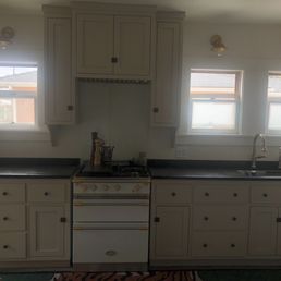 Inset doors and partial overlay drawers