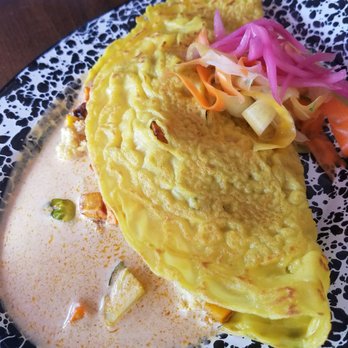 Veg Kitchen + Bar - Savory Breakfast Crepe - Vegan Near Me - Sacramento, California Veg Kitchen + Bar - Savory Breakfast Crepe - Vegan Near Me - Sacramento, California